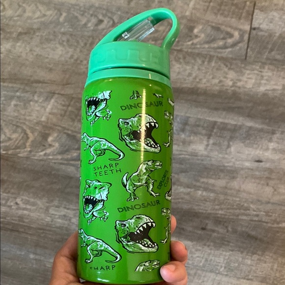 Other - Dinosaur-Themed Green Reptile Water Bottle